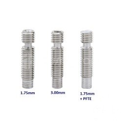 tube heat break M6 x 26 pour tete d'extrusion direct drive e3d v6 - I3D Service