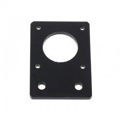 support nema 17 droit pour profilé 20x20 - Noir - I3D Service